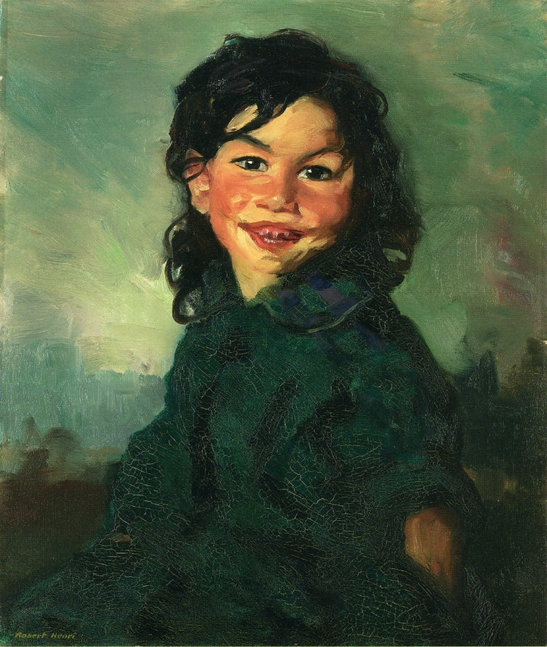 Robert Henri Laughing Gypsy Girl 1915 Fine Art Print