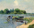 Gustave Loiseau Laundry on the Seine at Herblay 1906 Fine Art Print