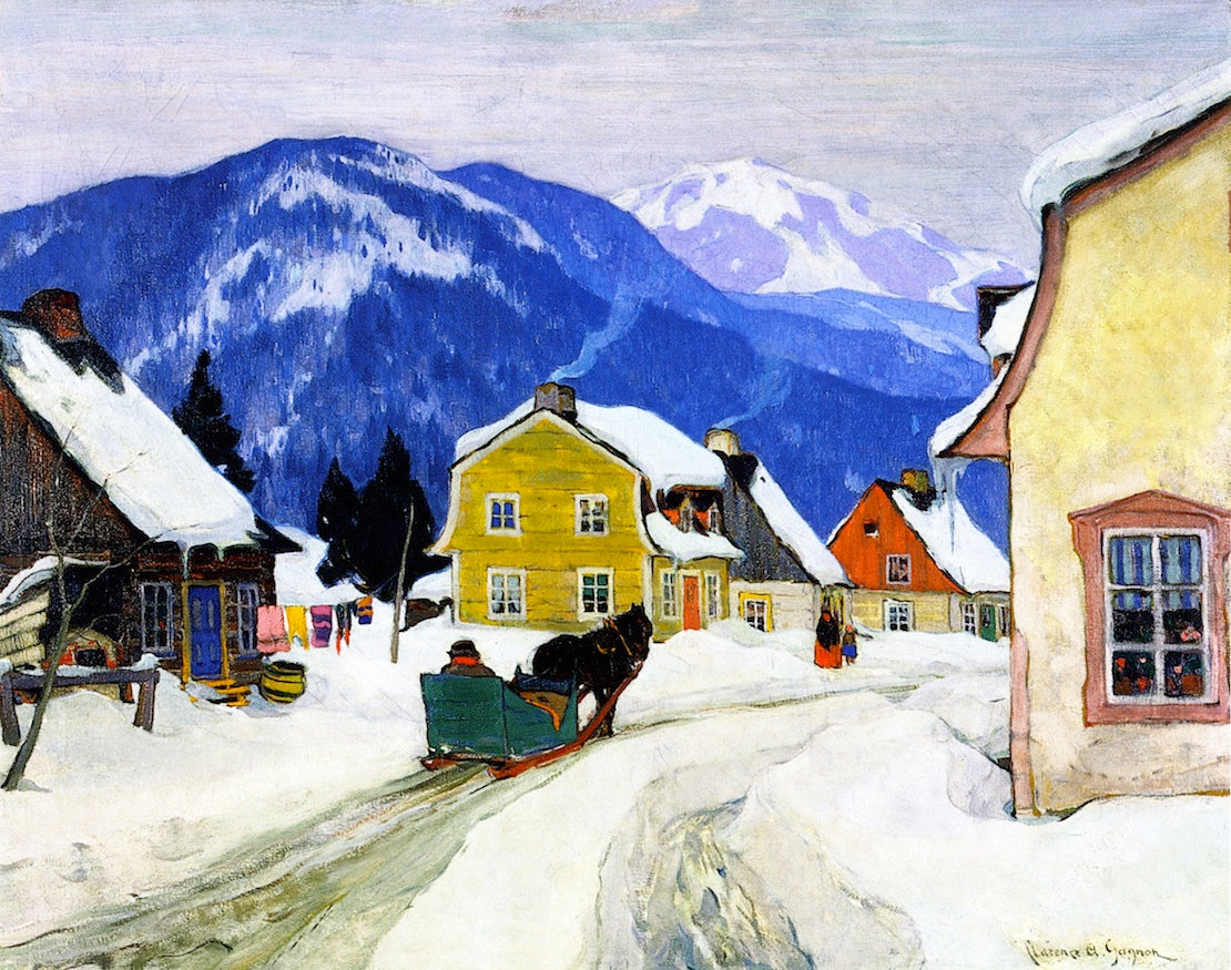 Clarence Gagnon Laurentian Village 1927 Fine Art Print