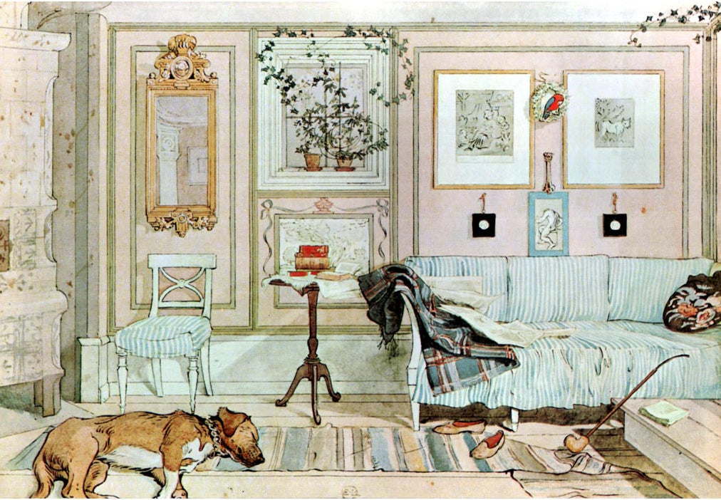 Carl Larsson Lazy Nook 1897 Fine Art Print