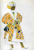 Leon Bakst Le Dieu Bleu a Young Rajah 1911 Fine Art Print