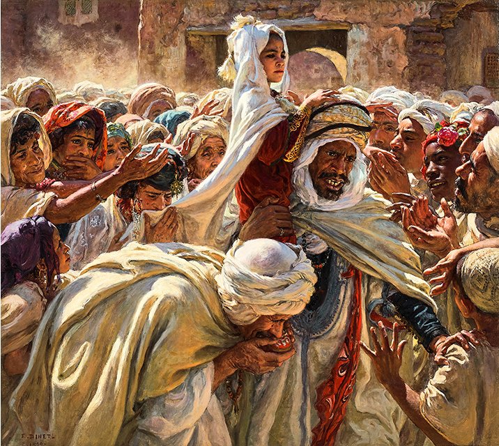 Nasreddine Dinet The Son of a Saint M’rabeth 1900 Fine Art Print