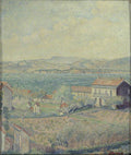 Lucien Pissarro Le Mistral, Le Brusq 1925 Fine Art Print