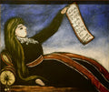Niko Pirosmani Georgian Woman on a Couch 1900 Fine Art Print