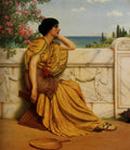 John William Godward Leisure Hours 1905 Fine Art Print