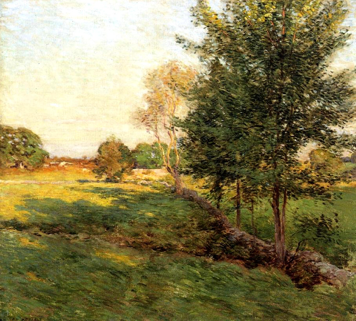 Willard Metcalf Lenghtening Shadows 1905 Fine Art Print