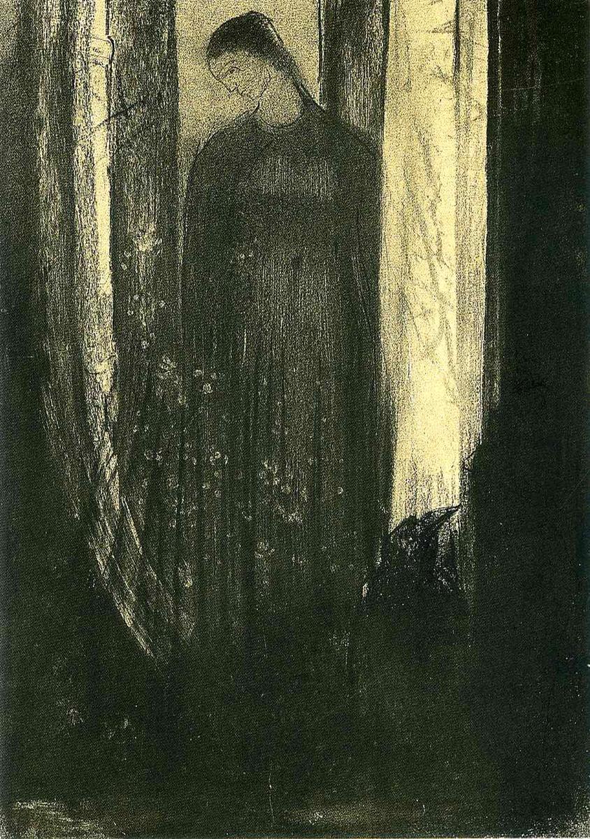 Odilon Redon Lenore 1909 Fine Art Print