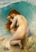 Léon Bazile Perrault A water nymph 1898 Fine Art Print