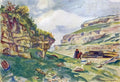 Pyotr Konchalovsky Lermontov's Place. Vicinity of Kislovodsk. The Road to Rock Lermontov. 1938 Fine Art Print