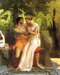 William-Adolphe Bouguereau Idyll 1850 Fine Art Print