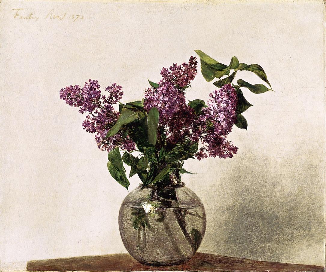 Henri Fantin-Latour Lilacs 1872 Fine Art Print