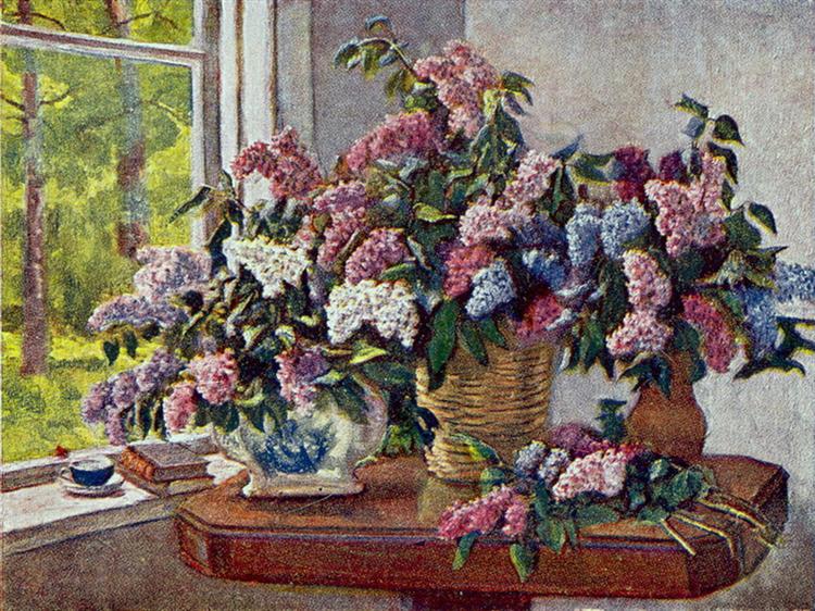 Pyotr Konchalovsky Lilacs by the Window 1949 Fine Art Print