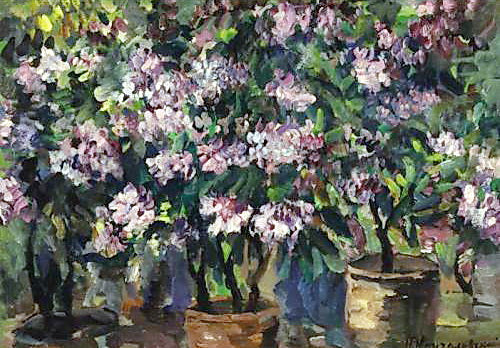 Pyotr Konchalovsky Lilacs 1953 Fine Art Print