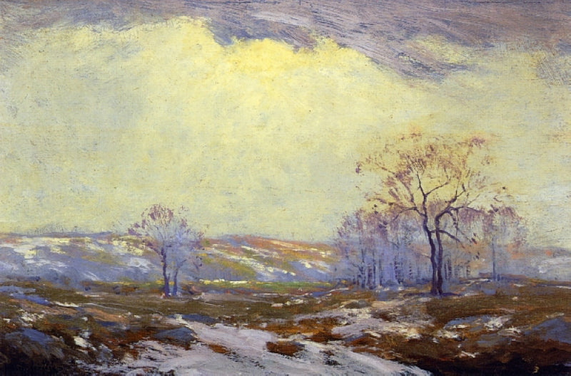 Robert Julian Onderdonk Lingering Snow 1909 Fine Art Print