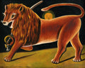 Niko Pirosmani Lion and the Sun 1915 Fine Art Print