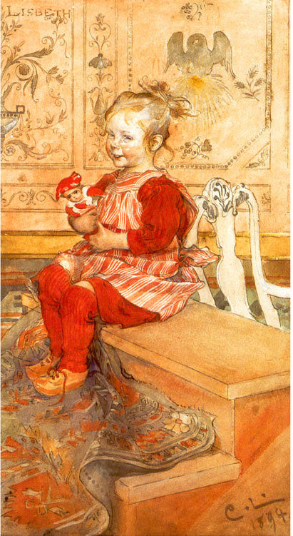 Carl Larsson Lisbeth 1894 Fine Art Print