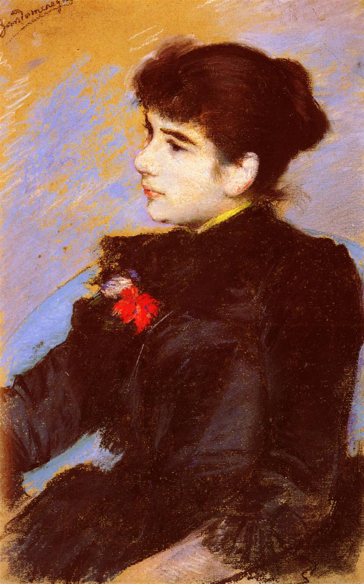 Federico Zandomeneghi Little Girl 1890 Fine Art Print