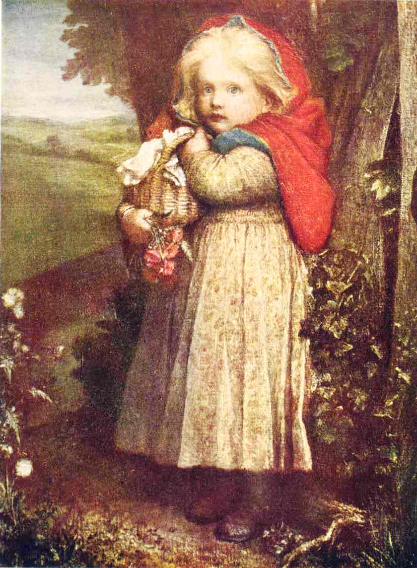 George Frederick Watts Little Red Riding Hood 1890 Fine Art Print