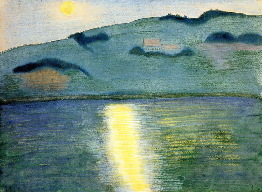 Marianne von Werefkin Untitled 1907 Moonlit Scene Fine Art Print
