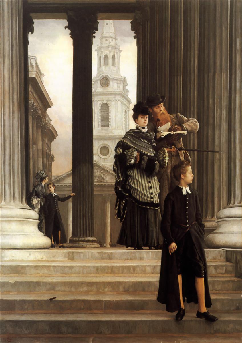 James Tissot London Visitors 1874 Fine Art Print