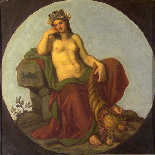 Károly Lotz Allegory of Earth 1875 Fine Art Print