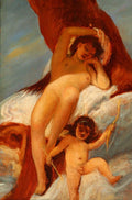 Károly Lotz Allegory of the Summer (sketch) 1880 Fine Art Print