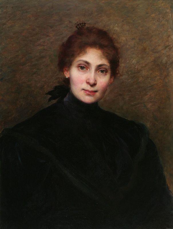 Károly Lotz Baroness Wodianer 1890 Fine Art Print