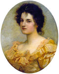 Károly Lotz Portrait of a Woman (Portrait of Kornélia Lotz) 1890 Fine Art Print