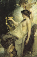 Károly Lotz Muse 1895 Fine Art Print