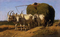 Károly Lotz Oxcart 1886 Fine Art Print