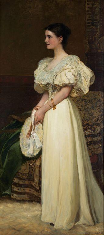 Károly Lotz Portrait of Herich Leoni 1870 Fine Art Print