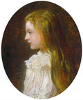 Károly Lotz Portrait of Ilona Lotz 1880 Fine Art Print