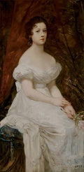 Károly Lotz Portrait of Kornélia Lotz 1890 Fine Art Print