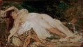 Károly Lotz Reclining Nude 1890 Fine Art Print