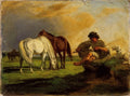 Károly Lotz Resting Stud 1904 Fine Art Print