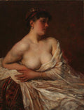 Károly Lotz Sappho (Contemplation) 1880 Fine Art Print