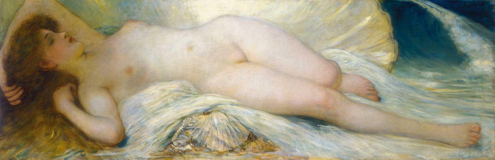 Károly Lotz Venus 1900 Fine Art Print