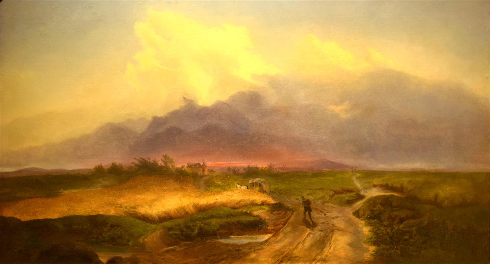 Károly Lotz Storm 1862 Fine Art Print
