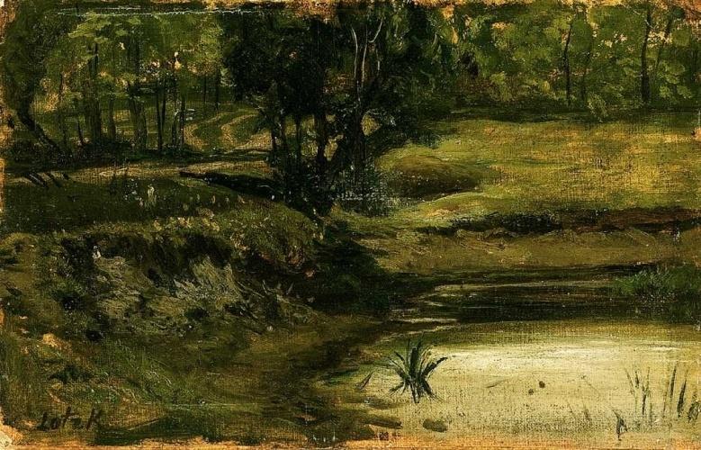 Károly Lotz Waterfront 1900 Fine Art Print