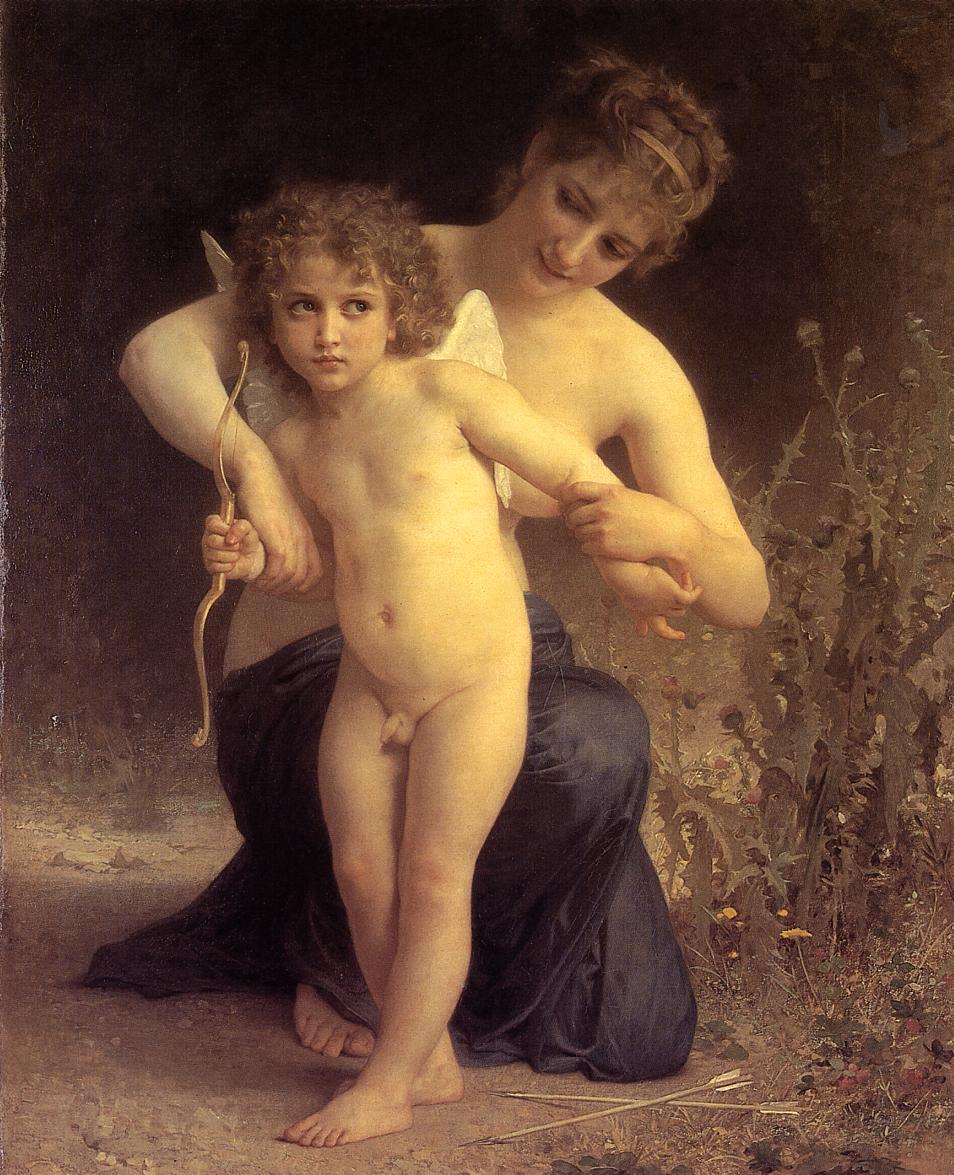 William-Adolphe Bouguereau Love Disarmed 1885 Fine Art Print