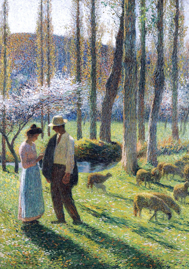 Henri Martin Lovers 1935 Fine Art Print