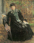Lovis Corinth In a Black Coat 1908 Fine Art Print