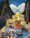 Marianne von Werefkin City of Sorrow 1930 Fine Art Print