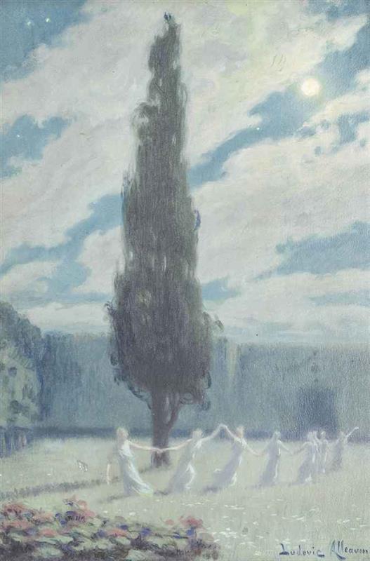 Ludovic Alleaume Farandoleuses 1900 Fine Art Print