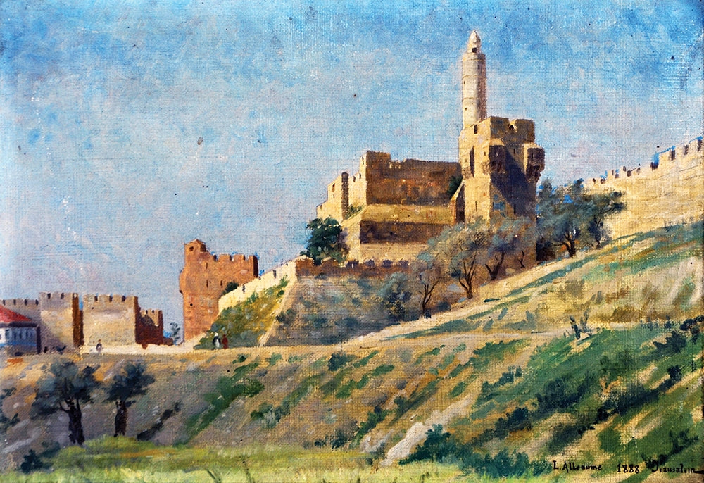 Ludovic Alleaume Jerusalem 1910 Fine Art Print