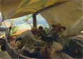 Joaquín Sorolla Lunch on the Boat 1898 Fine Art Print