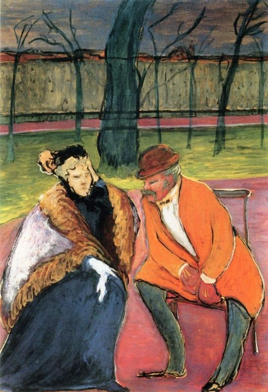 Marianne von Werefkin Untitled 1908 Couple Fine Art Print