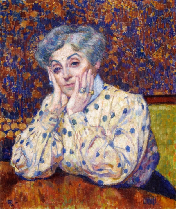 Theo van Rysselberghe Madame Theo van Rysselberghe 1907 Fine Art Print