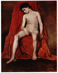 Vasily Surikov Male Nude 1874 Fine Art Print