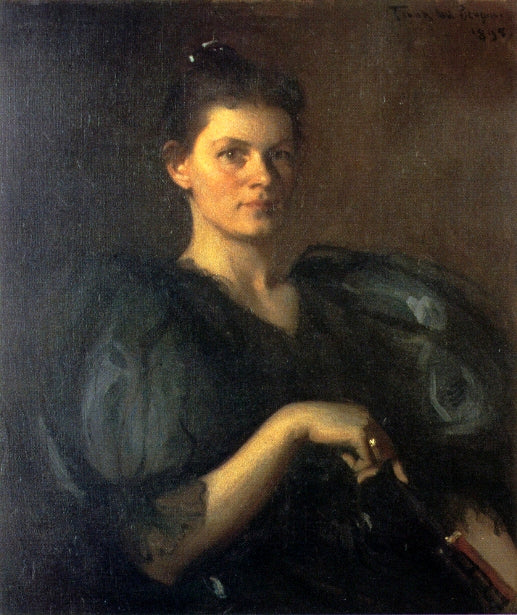 Frank W. Benson Margaret White Richardson 1895 Fine Art Print